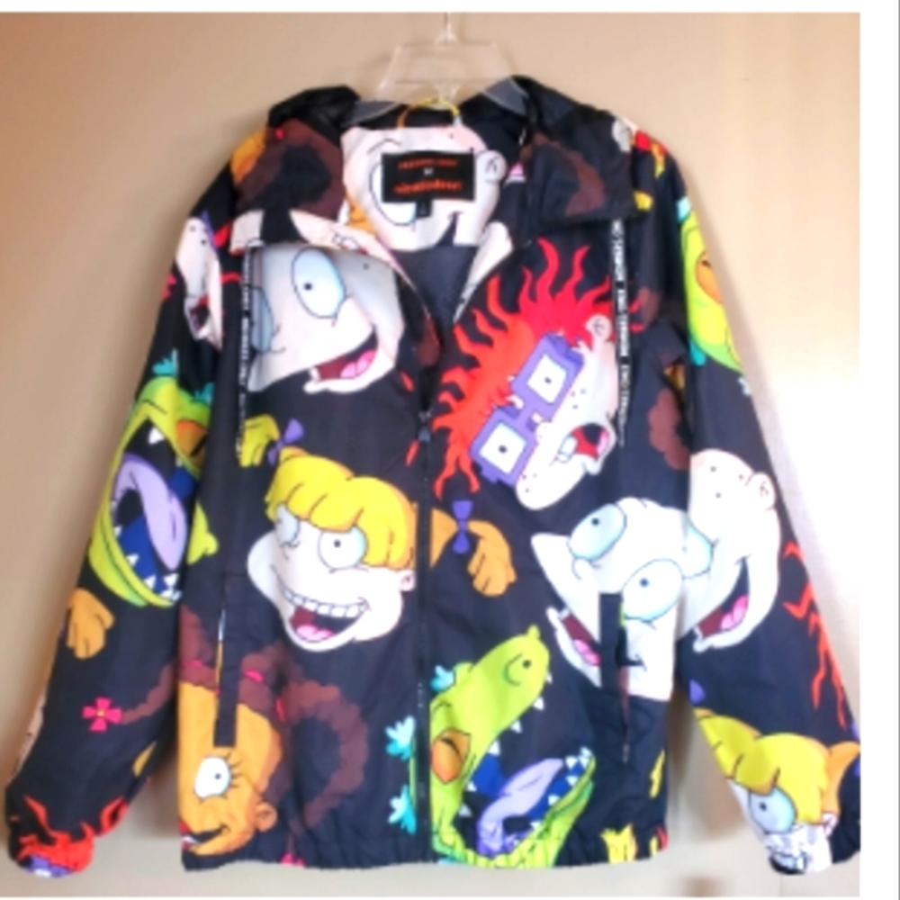 Rugrats × Members Only Windbreaker Jacket Full Zip (Medium)